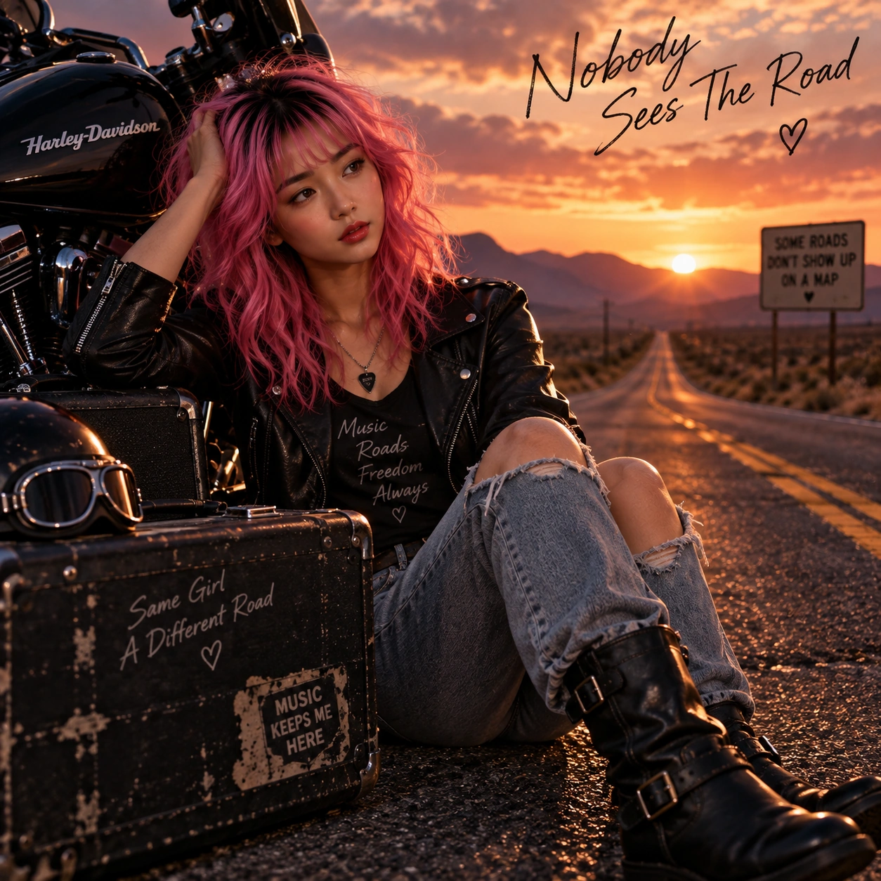 Nobody Sees The Road by Sayaka Cruz